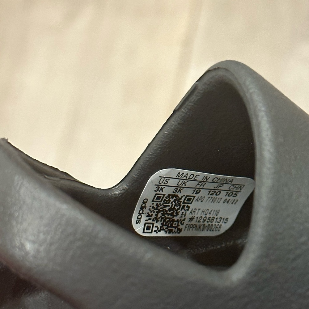 Yeezy infant slide onyx 3c - Picture 5 of 6